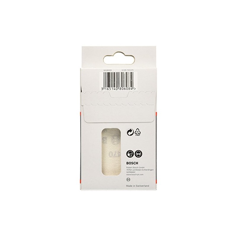 Bosch 2608608y19 70 x 125 mm Pack of 10 Abrasive