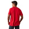 ARIAT Men's Viva Mexico Independent SMU T-Shirt, Red, Size Large