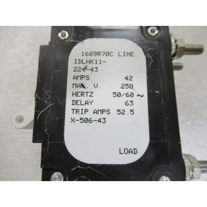 Kohler X-506-43 Circuit Breaker 42A/250V OEM New Factory Generator Parts