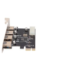 PCIE to USB 3.0 Expansion Card with 4 USB3.0 Ports 5Gbps Rate PCIE Adapter Card for Windows