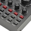 Live Sound Card with Built in Microphone Clear Recording Portable