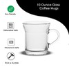 Vikko Clear Glass Coffee Mugs: Thick and Durable – For