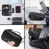 Teskyer Cable Organiser Bag, Portable Double Layer Travel Tech Pouch,