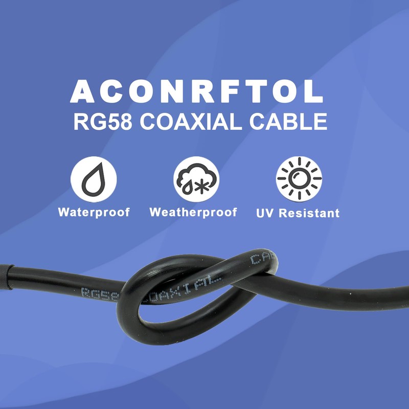 ACONRFTOL SDI Cable Adapter Kit BNC Male to Female RG58