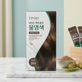 titad Titard Brewer's Yeast Water Dye, 3 servings, Natural Brown, 1 pc. I agree to the use of personal information. / 티타드 맥주효모 물염색 3회분 내추럴 브라운, 1개 개인정보 활용에 동의합니다