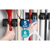 Mop and Broom Holder Wall Mount - Garage Storage Organizer