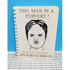Office New The Office Notebook 8 Inch X 6 Inch This Man Is A Pervert Dwight Schrute