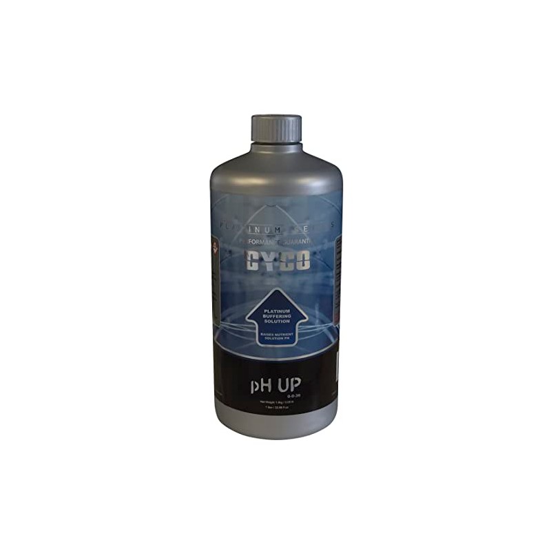 CYCO pH Up, Buffering Solution for Hydroponics, 0-0-36, 1 Liter