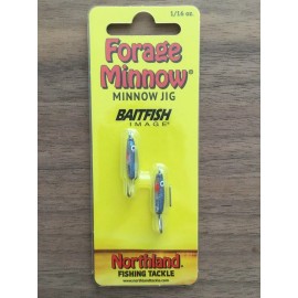 Northland Fishing Tackle - Forage Minnow Jig - 1/16 oz. - Various Colors Options - Silver Shiner