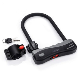 meteor Cable Locks Bicycle Lock Key Lock Chain Combination Cable Code Lock for Bicycle Outdoor Bike Scooter Grill & Other (U-Type Lock)