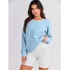 ANRABESS Women's Oversized Sweatshirts Crewneck Long Sleeve Tunic Pullover Shirts
