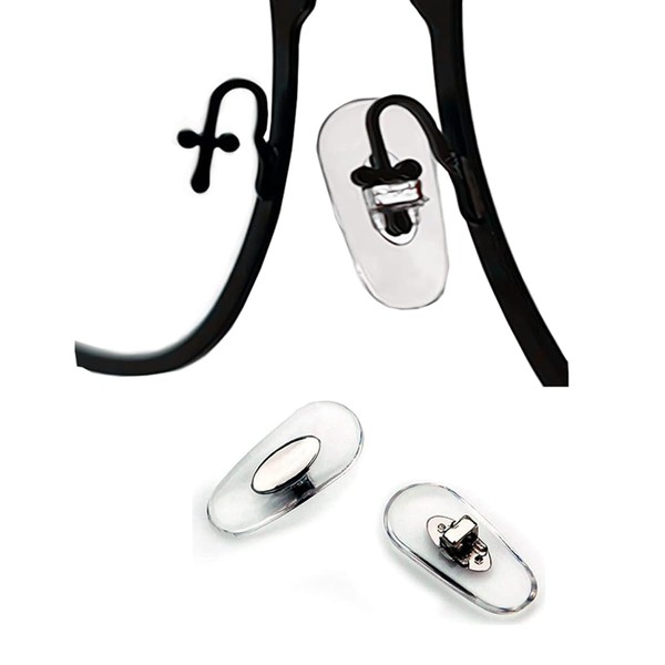 Eyeglass Plug in Nose Pads,5 Pairs Anti Slip Sunglasses Nose