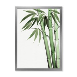 DesignQ Palm Bamboo Detail II Traditional Framed Wall Art