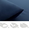 Aisbo Pillowcases 2 Pack - Navy Blue Standard Pillow Case
