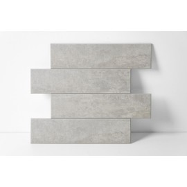 COLAMO Luxury 10 PCS Silver Matte Grey Faux Stone Peel and Stick Backsplash Tile for Kitchen,Stick on Backsplash for Living Room,Bedroom,Bathroom,Fireplace,Self Adhesive for Accent Wall(Waterproof)