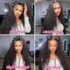Tuviso 13x6 Deep Wave Lace Front Wigs Human Hair 180