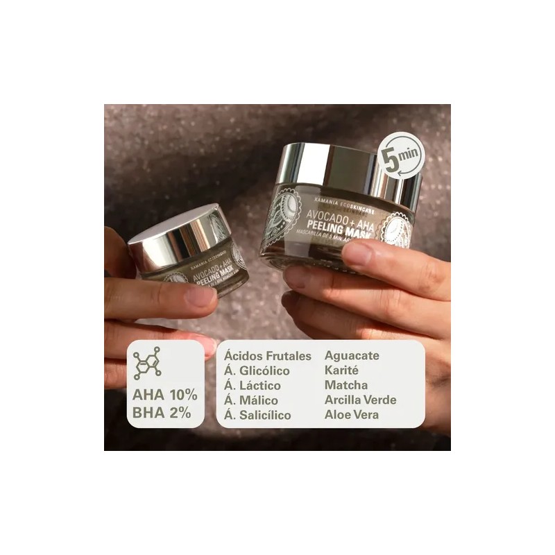 Xamania Peeling Mask. Mascarilla Nutritiva Aguacate AHAS