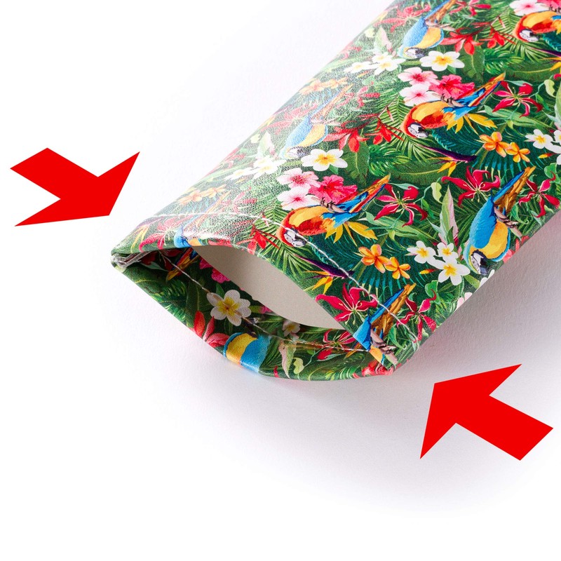 FEFI - Glasses case with snap closure - includes high-quality