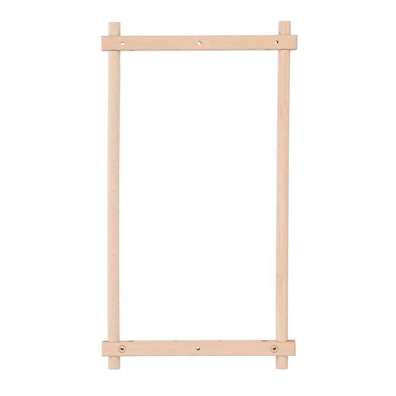 Cross Stitch Frame Rectangular Removable Wood Needlework Stretcher Frame Quilting
