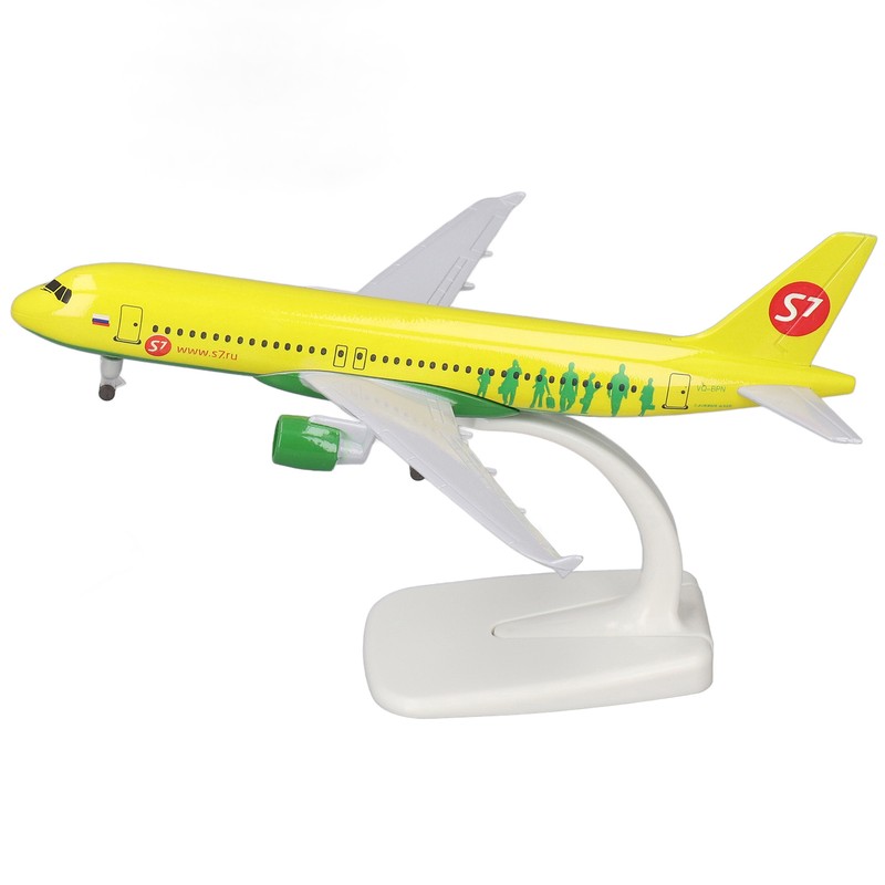 Aircraft Model Detachable Alighting Carriage Decoration Yellow Alloy Plane Model
