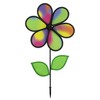 In the Breeze Jewel Flower Spinner with Leaves, 12-Inch