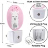 Uanvaha Llama Night Lights Plug into Wall Valentines Day Love