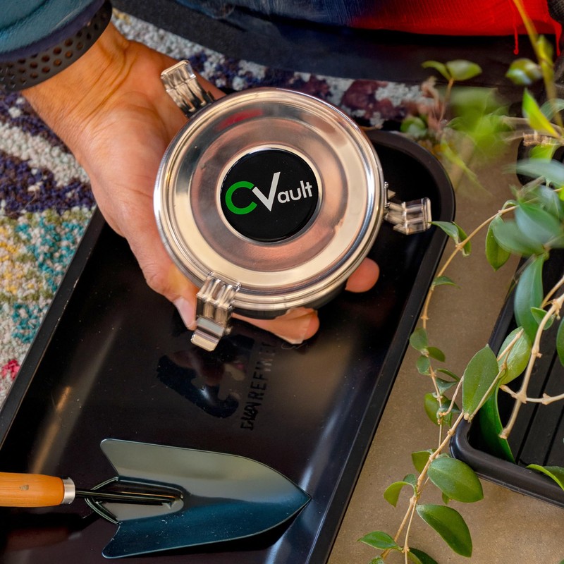 CVAULT Large 2 oz Storage Container | Air Tight &