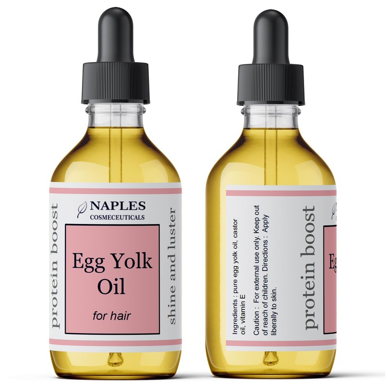 Naples Cosmeceuticals Egg Yolk Oil for Hair Growth Strengthening