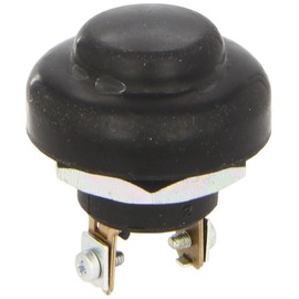 HELLA 6JF 001 571-071 Ignition-/Starter Switch - Push control - Number of connectors: 2 - Bolted - Normally Open Contact - Bore Ø: 24mm - Sheet Strength: 5mm
