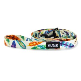 Wolfgang Premium Leash for Small Medium Large Dogs, Made in USA, FeatheredFriend Print, Large (1 Inch x 6 Feet)