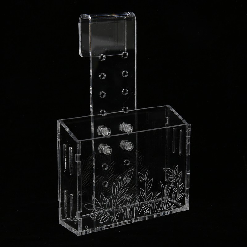 Aquarium Aquatic Planter Transparent Acrylic Fish Tank Hanging Water Plants