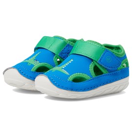 Stride Rite Baby Casual Sandal, Blue/Green, 4.5 US Unisex Infant