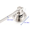 JiePai Suction Cup Towel Bar 16 Inch,Removable Vacuum Suction Towel