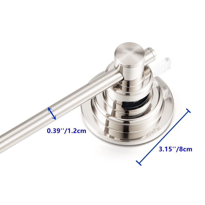 JiePai Suction Cup Towel Bar 16 Inch,Removable Vacuum Suction Towel