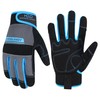 HANDLANDY Work Gloves, Unisex, Touch Screen Mechanic Gloves, Breathable, Stretchable,