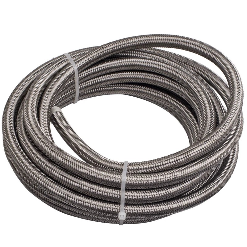 BFO 8AN 20FT Fuel Line Kits Fittings E85 PTFE Steel