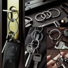 TISUR Key Rings for Keychains,Carabiner Keychain Ring Titanium Key Rings