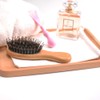 Flair Bamboo Boar Bristle Hair Brush Soft Nylon Blend Detangling