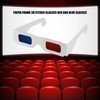 QIANCAIWANG 10 Pack 3D Paper Glasses for Movies, Anaglyph Glasses,