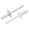 sourcing map 100Pcs 3/16"x1/2" Large Head Multi Grip Blind Rivets,