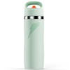 Gatorade Overtime 22 oz Stainless Steel Bottle, Straw Cap, Sage,