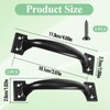 KALIONE 4.7" Garage Door Handle Metal Gate Handle Screen Door