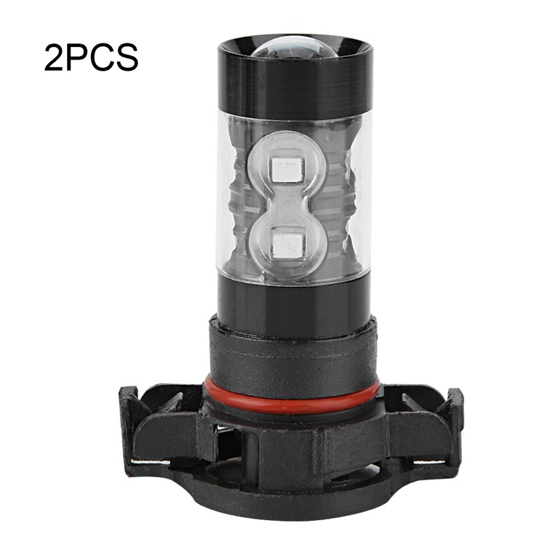 2PC 50W 6500K Blue LED Headlight Bulbs Kit Fog Light