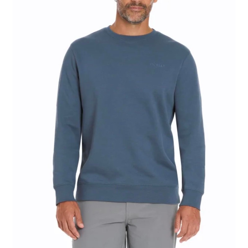 Hurley Men's Long Sleeve Crewneck Sweatshirt (US, Alpha, Large, Regular,