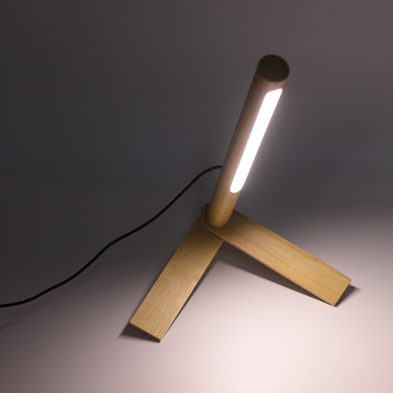 Reading Lamp Northern Europe Wooden USB Power Supply Stepless Adjusted