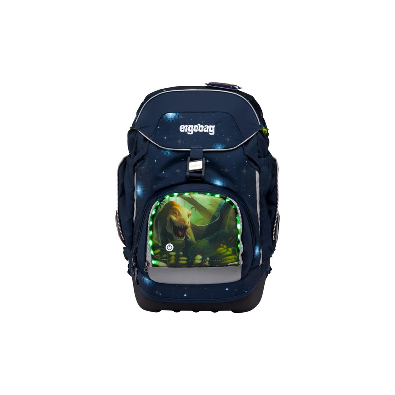 ergobag LED Zippies School Bag Accessory Front Pocket Motif Worlds