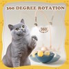 Rislobx 3-in-1 Tumbler Catnip Toy Interactive Cat Toys Cat Teaser