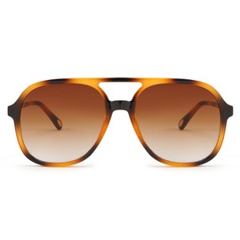 FEISEDY Retro Aviator Sunglasses Women Men Classic Square Shades Trendy Sun Glasses UV400 Protection B2394