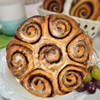 Gourmet Round Pan of 7 Mini Cinnamon Rolls (Traditional Glaze)