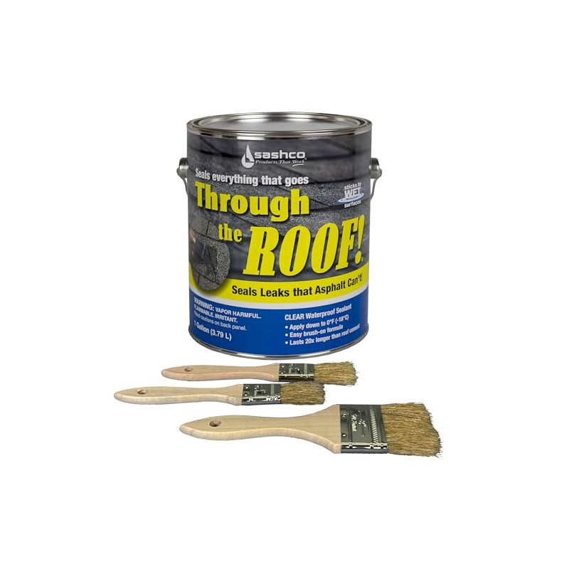 Through The Roof Sealant Clear Gallon Kit, Pack of 1
